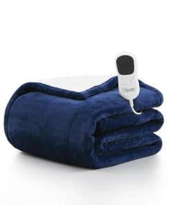 Manta Eléctrica Homemate Tamaño Completo - -Azul Marino