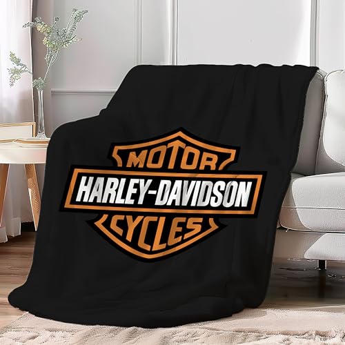 Manta de Harley Blanket Motorcycle Davidson Super Soft - Imagen 3