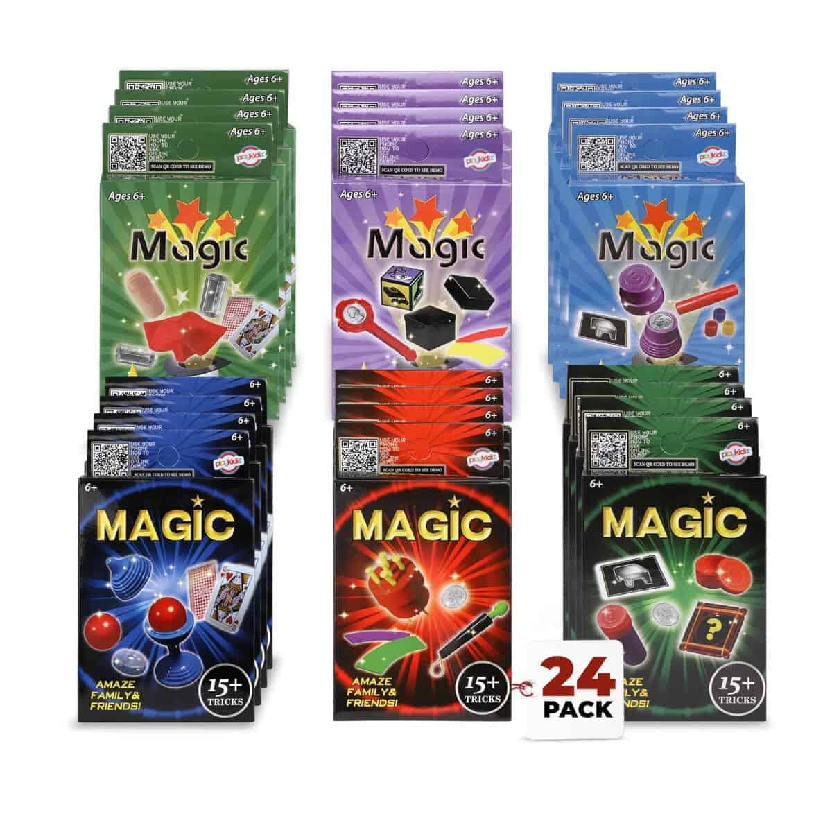 Playkidz 24 Paquetes de Trucos de Magia para Niños -