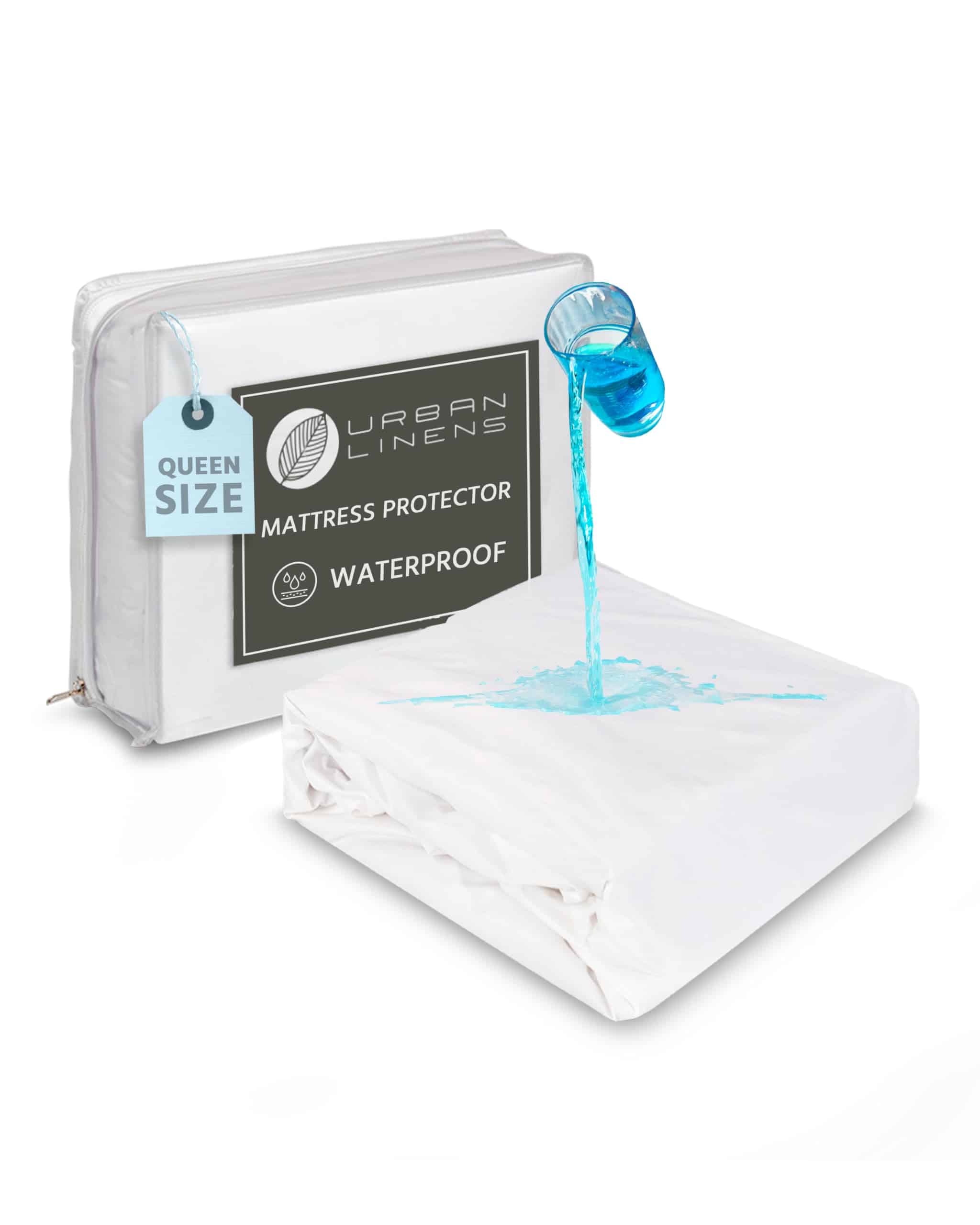 Protector de Colchón Impermeable Tamaño Queen | Cubierta de