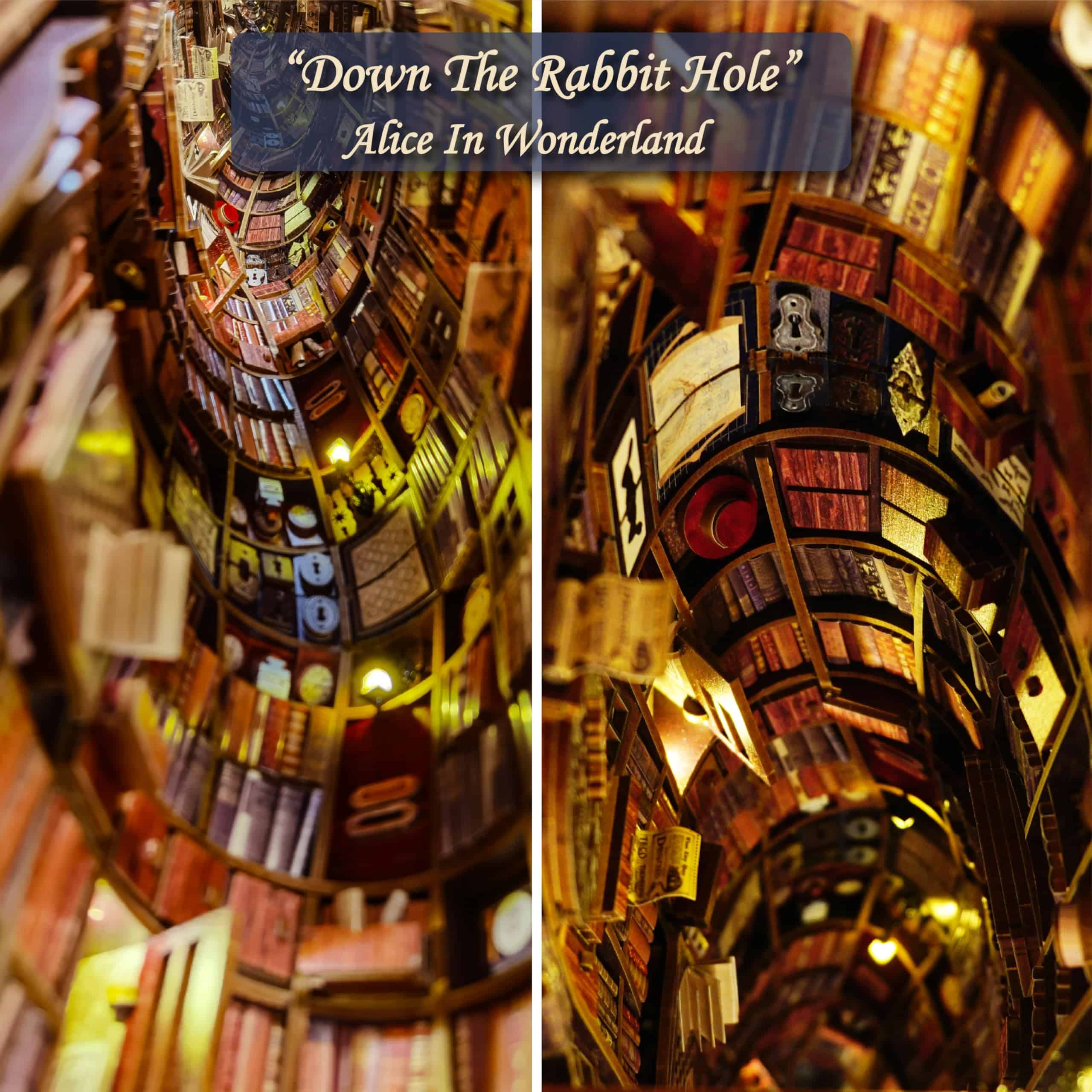 JOOHOUR DIY Kit de Librero, Caída de la Biblioteca, - Imagen 3