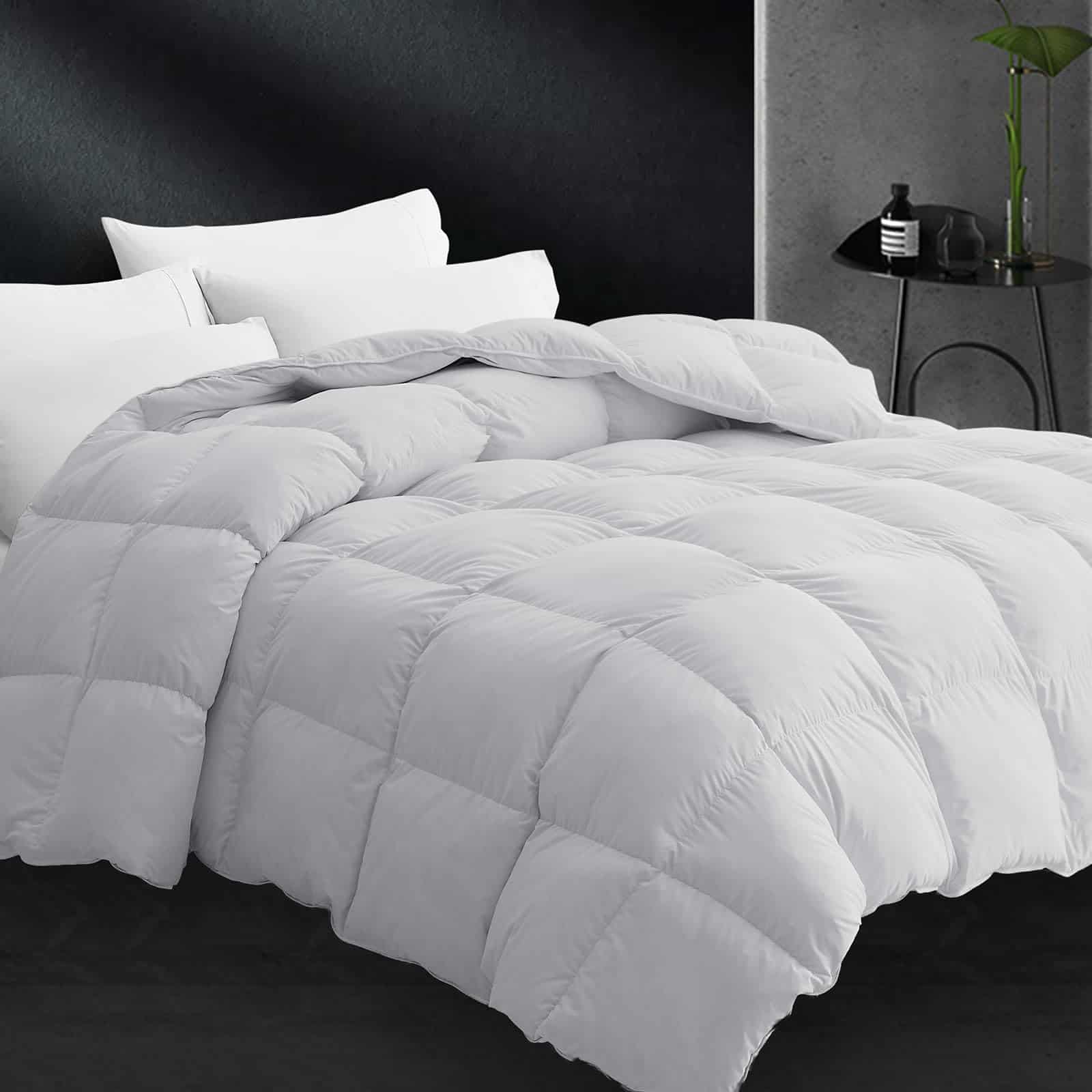 Edredón de plumón CYMULA tamaño King - Relleno de edredón,