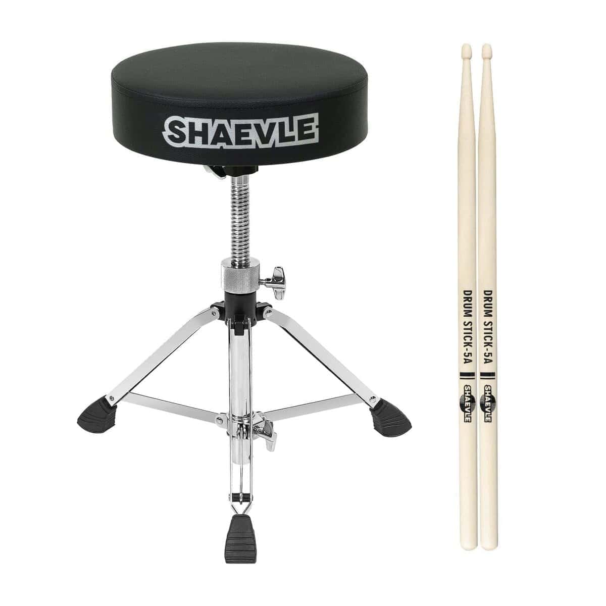 Taburete de Batería Ajustable en Altura Shaevle Drum Throne