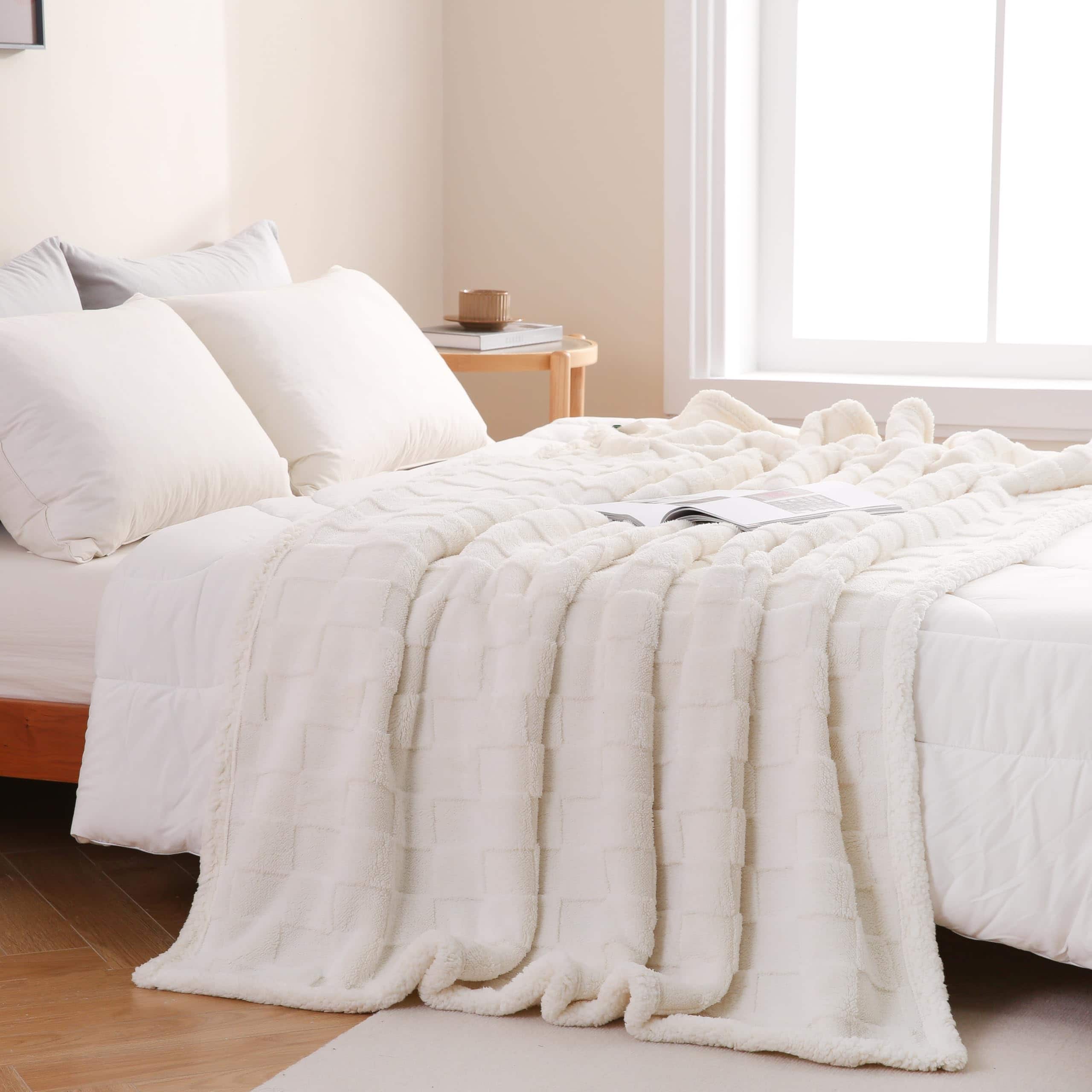 Manta Gracelife para Mujeres, Manta de Tiro Sherpa para - Imagen 3