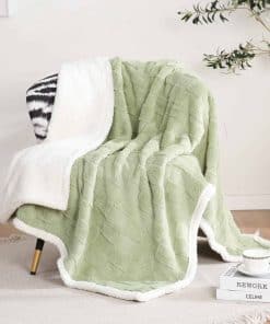 Manta Gracelife para Mujeres, Manta de -Verde Salvia