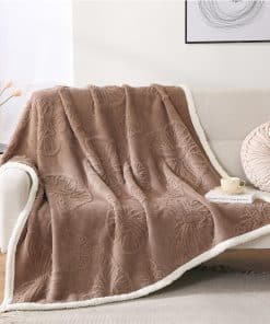 Manta Gracelife para Mujeres, Manta de -Café