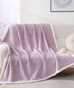 Manta Gracelife para Mujeres, Manta Sherpa para -Morada