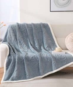 Manta Gracelife para Mujer, Manta de Tiro Sherpa para Sofá,