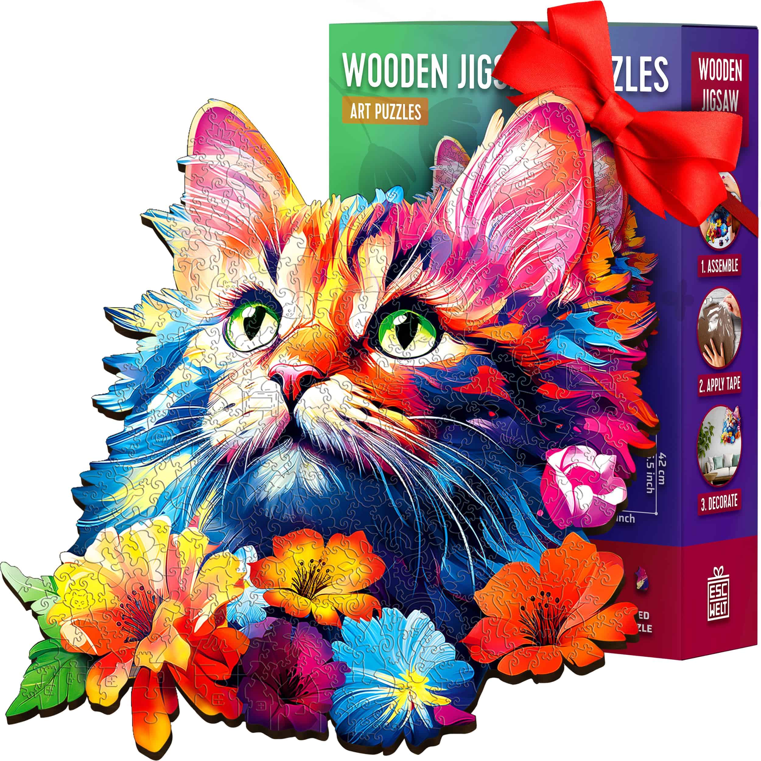 Rompecabezas de Gato ESC WELT de 500 Piezas - Rompecabezas