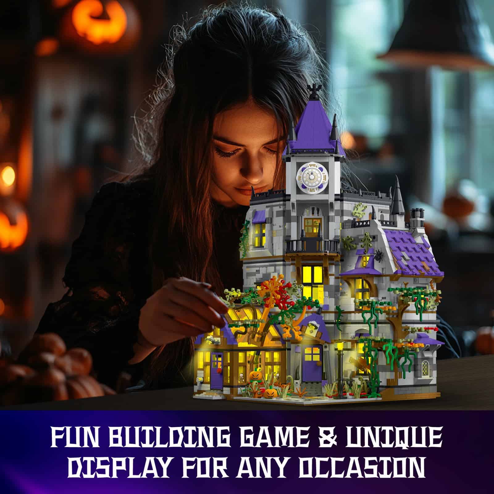 Set de construcción de casa del castillo medieval - Imagen 7