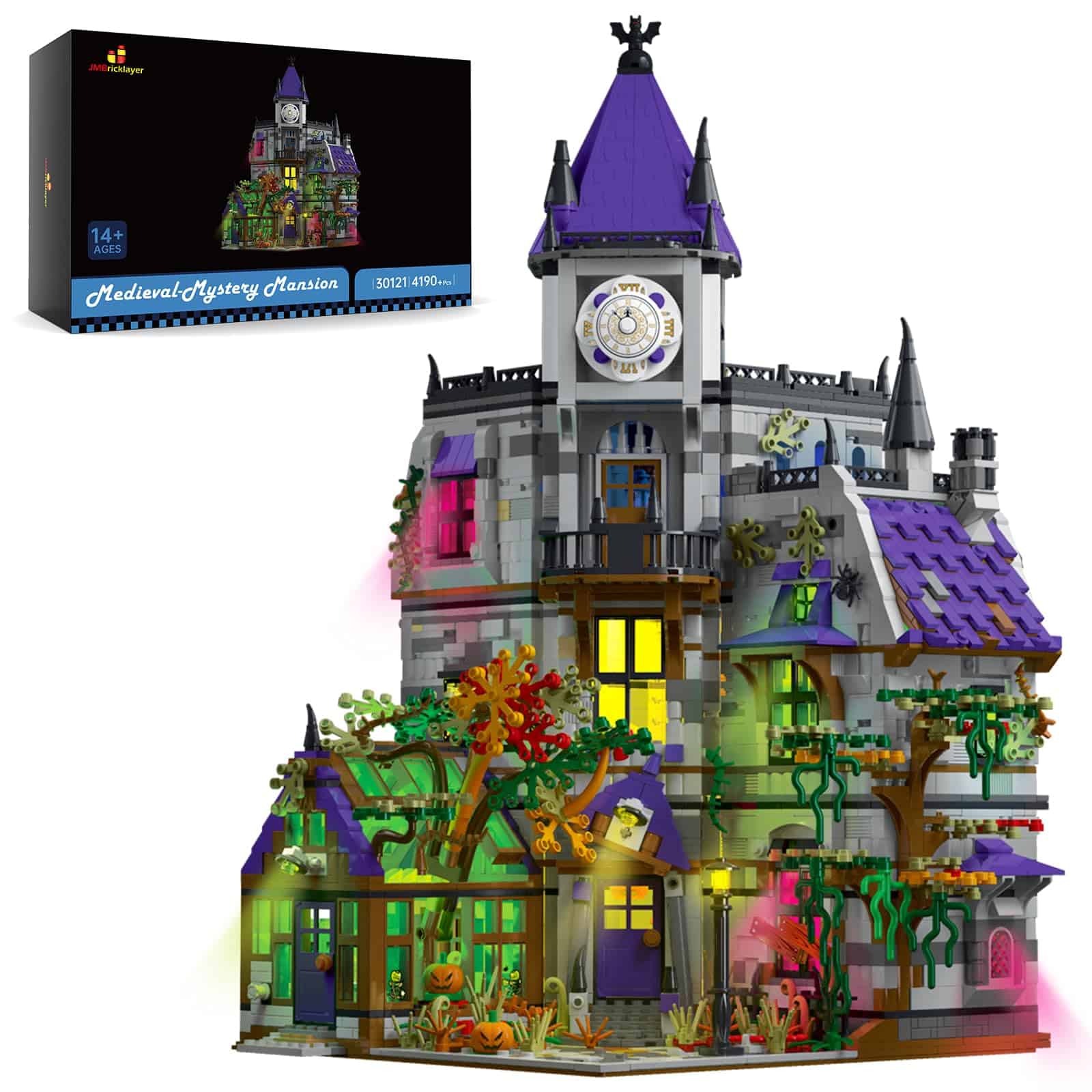 Set de construcción de casa del castillo medieval