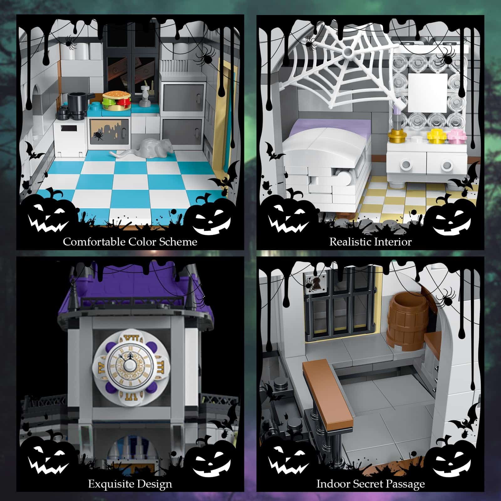 Set de construcción de casa del castillo medieval - Imagen 5