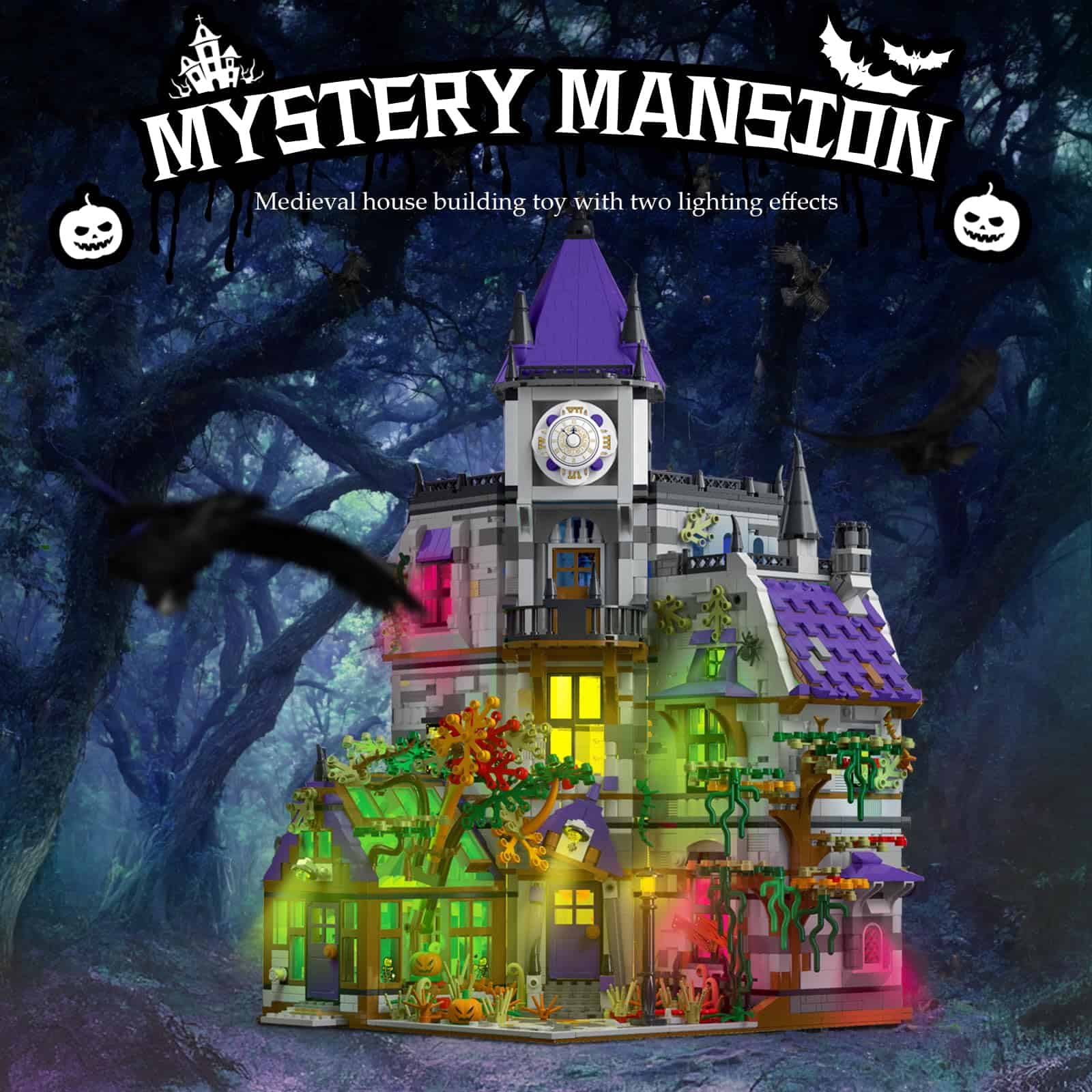 Set de construcción de casa del castillo medieval - Imagen 3