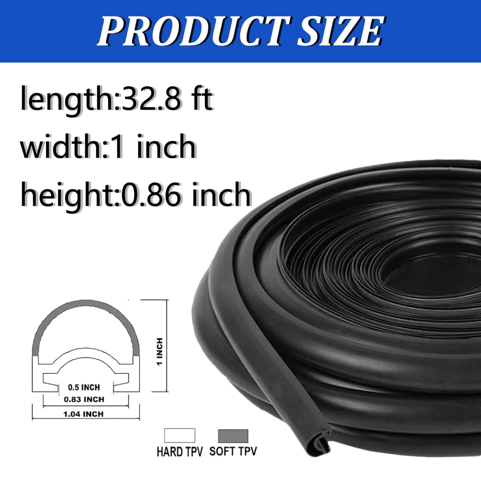 Sello deslizante para RV, sello de fieltro de 35 pies con - Imagen 3