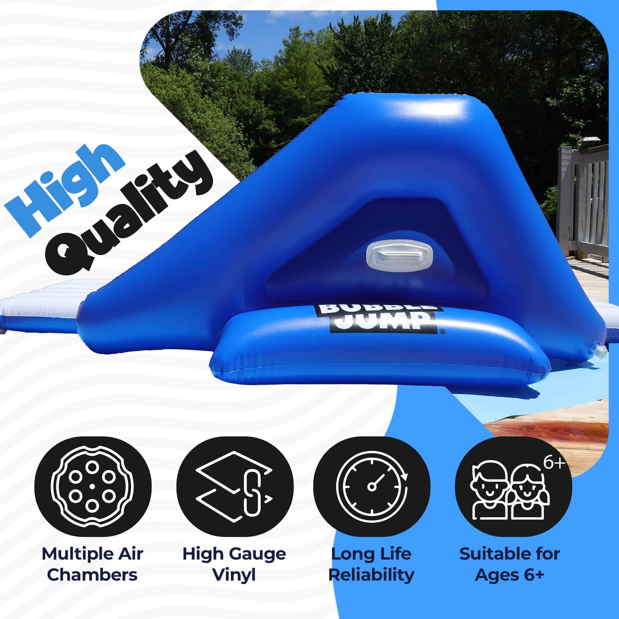 Tobogán Inflable para Piscina, Duradero Tobogán Inflable de - Imagen 5