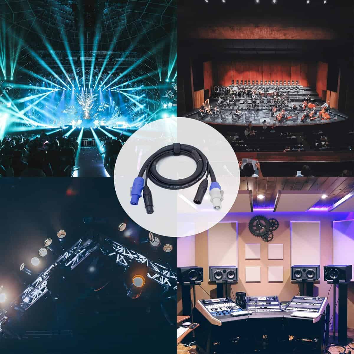 Cable de Poder Twist/DMX Profesional BESCOOS - Híbrido de - Imagen 7