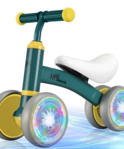 HAWEEK Bicicleta de Equilibrio para Bebés con -Verde
