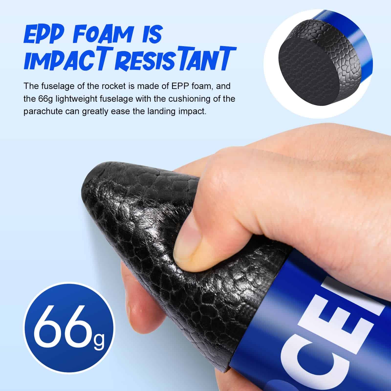 Lanzador de Cohetes para Niños Motorizado Auto Lanzamiento - Imagen 6