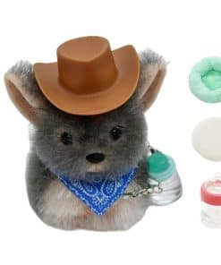 VOLOBE Chinchilla de Silicona de 4 Pulgadas, Ratón de