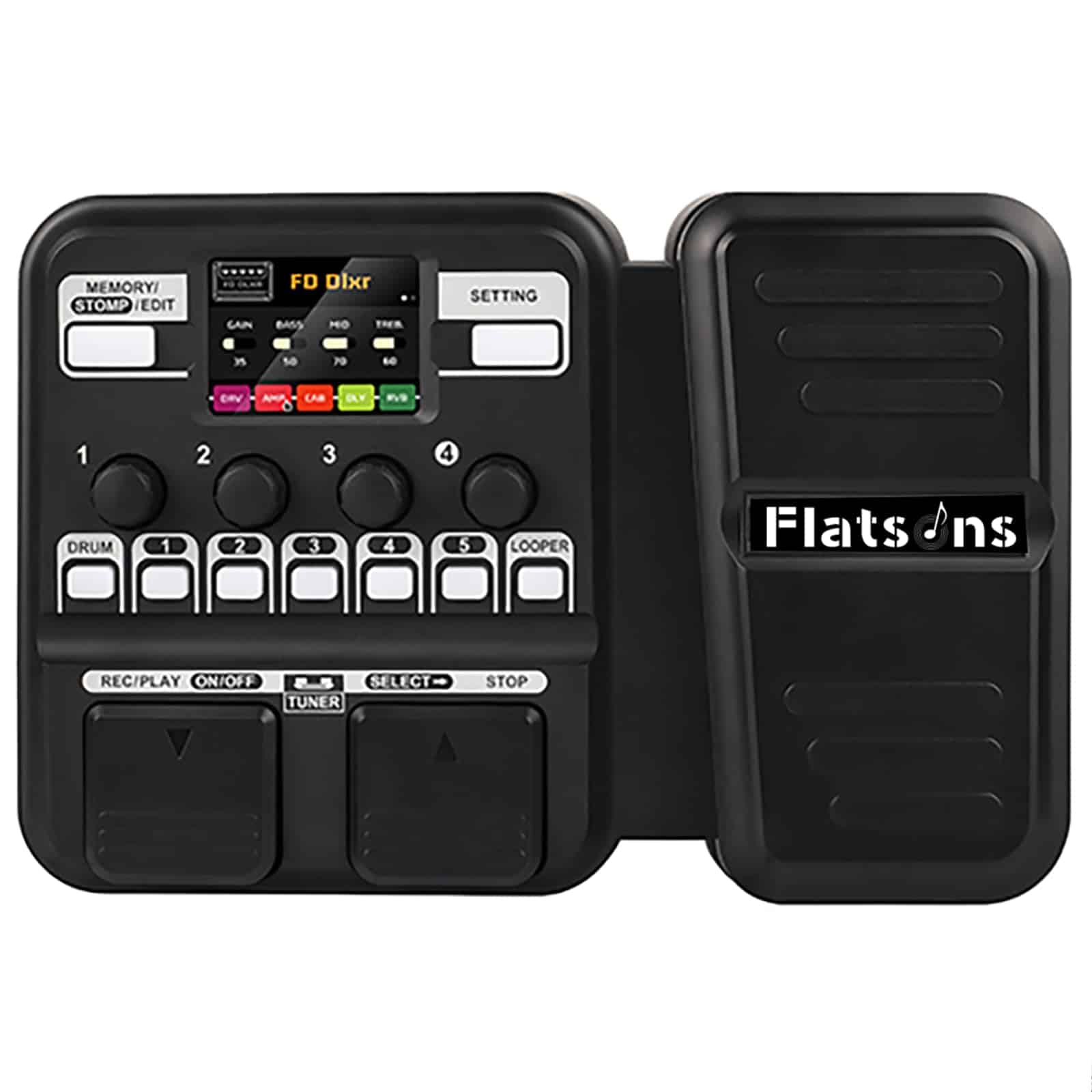 Procesador de efectos múltiples para guitarra eléctrica