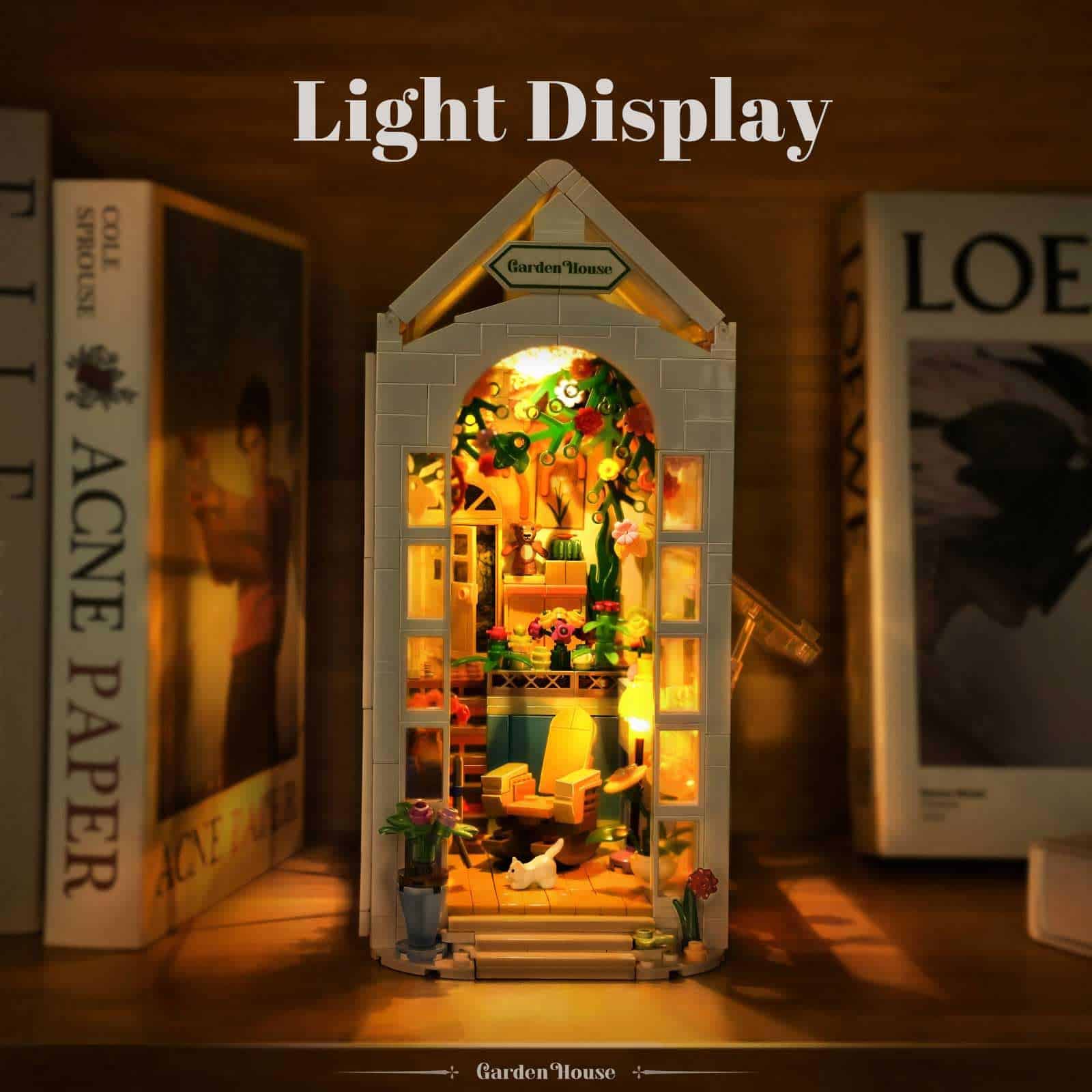 Set de Construcción de Casa de Flores con Luces LED, - Imagen 7