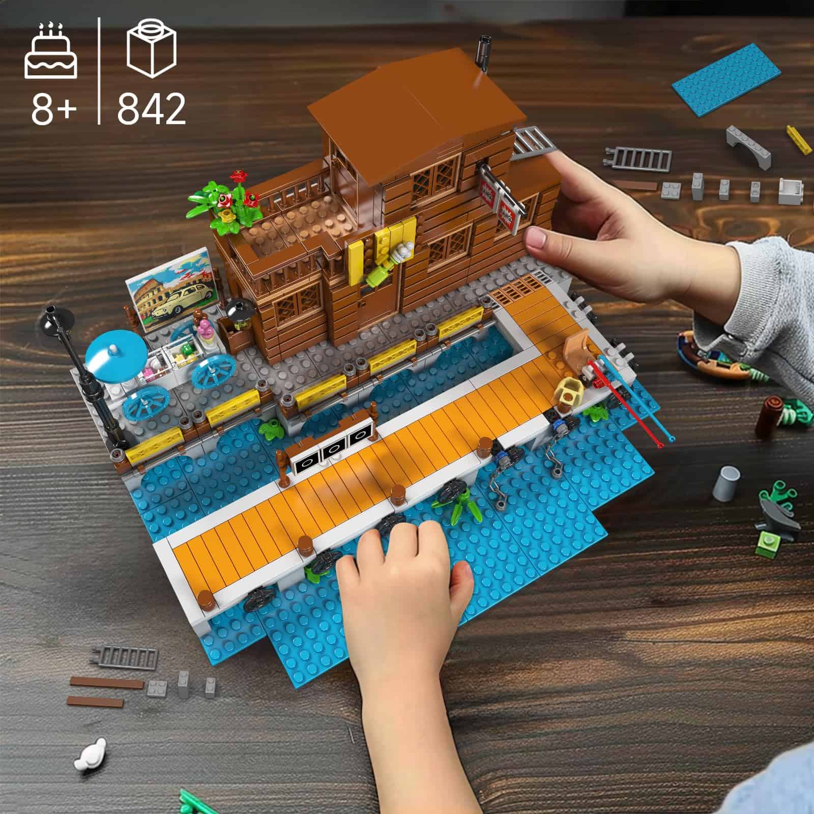 Mould King 10108 Juego de construcción de taberna en el - Imagen 6