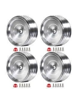 WLYEJEA Retro1.9 RC Beadlock Wheel Rim 4PCS Aluminum Wheel
