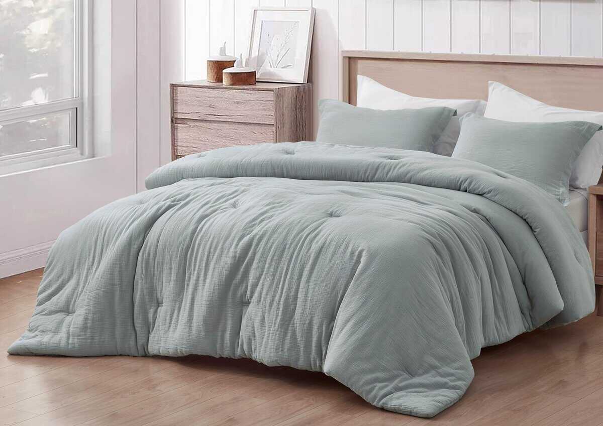 Juego de Colcha Chezmoi Collection Breeze de 3 Piezas 100% - Imagen 3