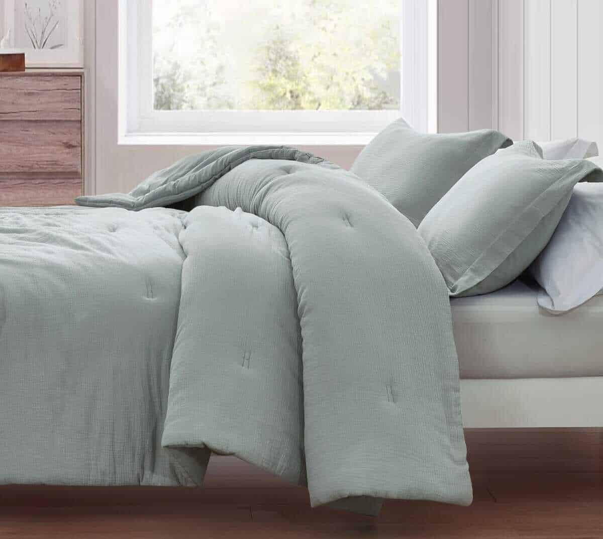 Juego de Colcha Chezmoi Collection Breeze de 3 Piezas 100% - Imagen 7