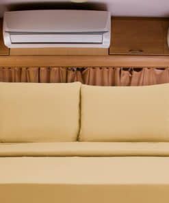 Juego de sábanas de lujo para RV Short -Oro