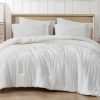 Juego de Edredón Chezmoi Collection Breeze de 2 -Blanco