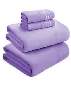 Mocassi Juego de Sábanas de Lujo California King de 4