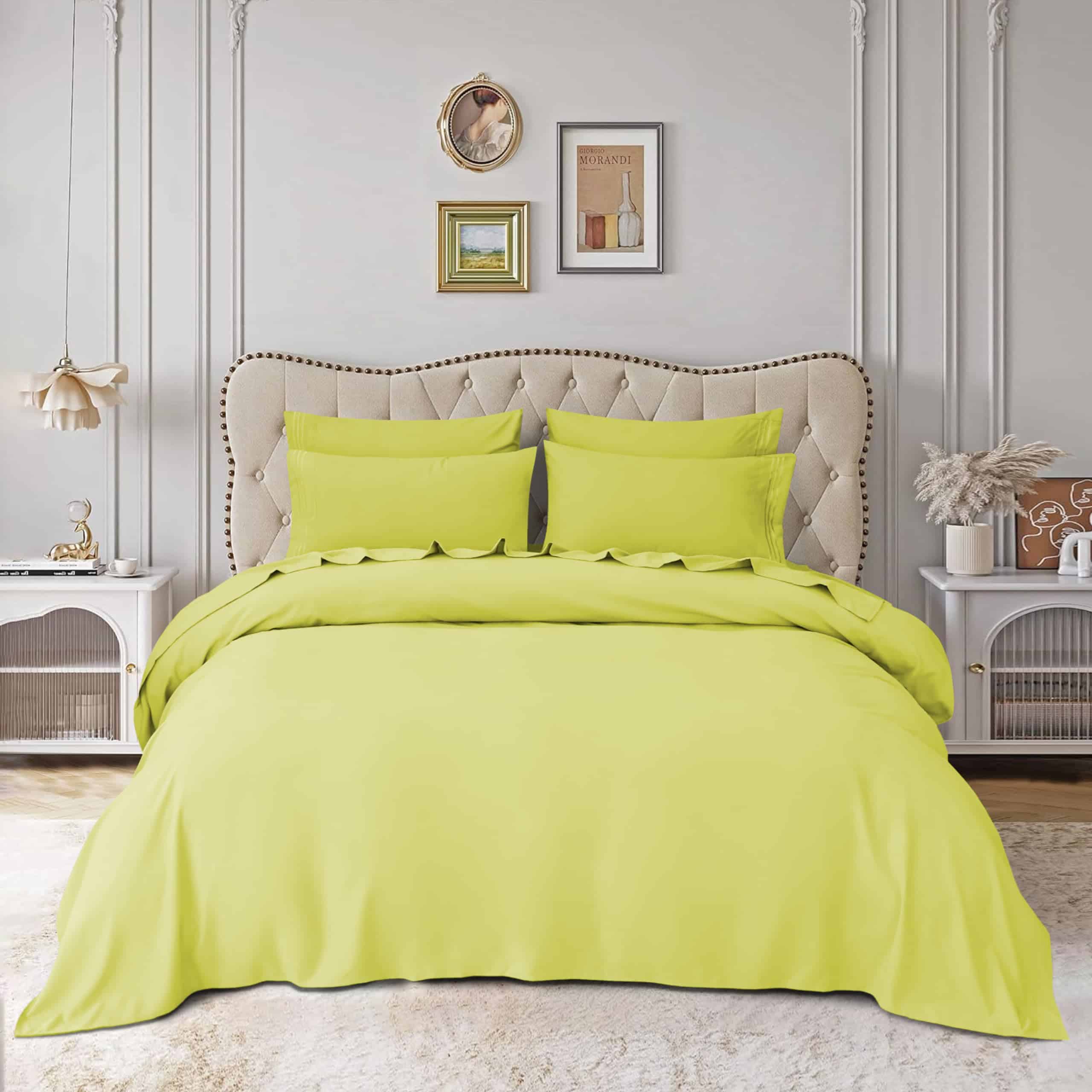 Juego de Sábanas California King de Lujo Mocassi - 1800 - Imagen 4