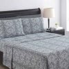 Juego de Sábanas King Size Spirit Linen Home -Gris Oscuro Pa