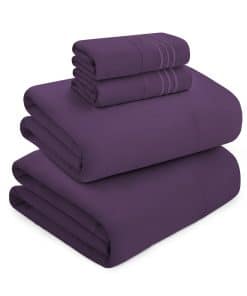 Juego de Sábanas Mocassi Luxury California King -Morado