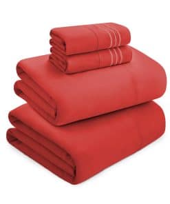 Juego De Sábanas de Lujo Completo de 4 Piezas Mocassi -