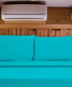 Juego de Sábanas Mocassi Luxury RV Short -Turquesa