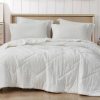 Juego de Edredón Chezmoi Collection Skye 3 -Blanco