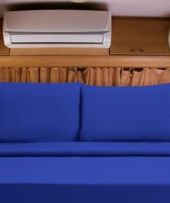 Juego de Sábanas de Lujo Mocassi RV Short -Azul Real