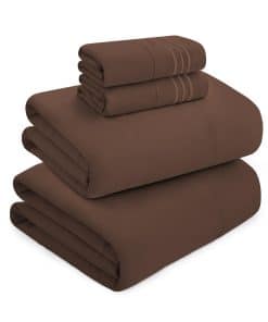 Juego de Sábanas de Lujo Queen de 4 Piezas Mocassi -