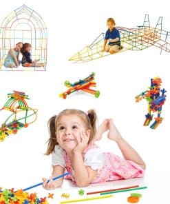 Kit de Construcción de Pajitas Leeray 1000 Pcs - Juguetes