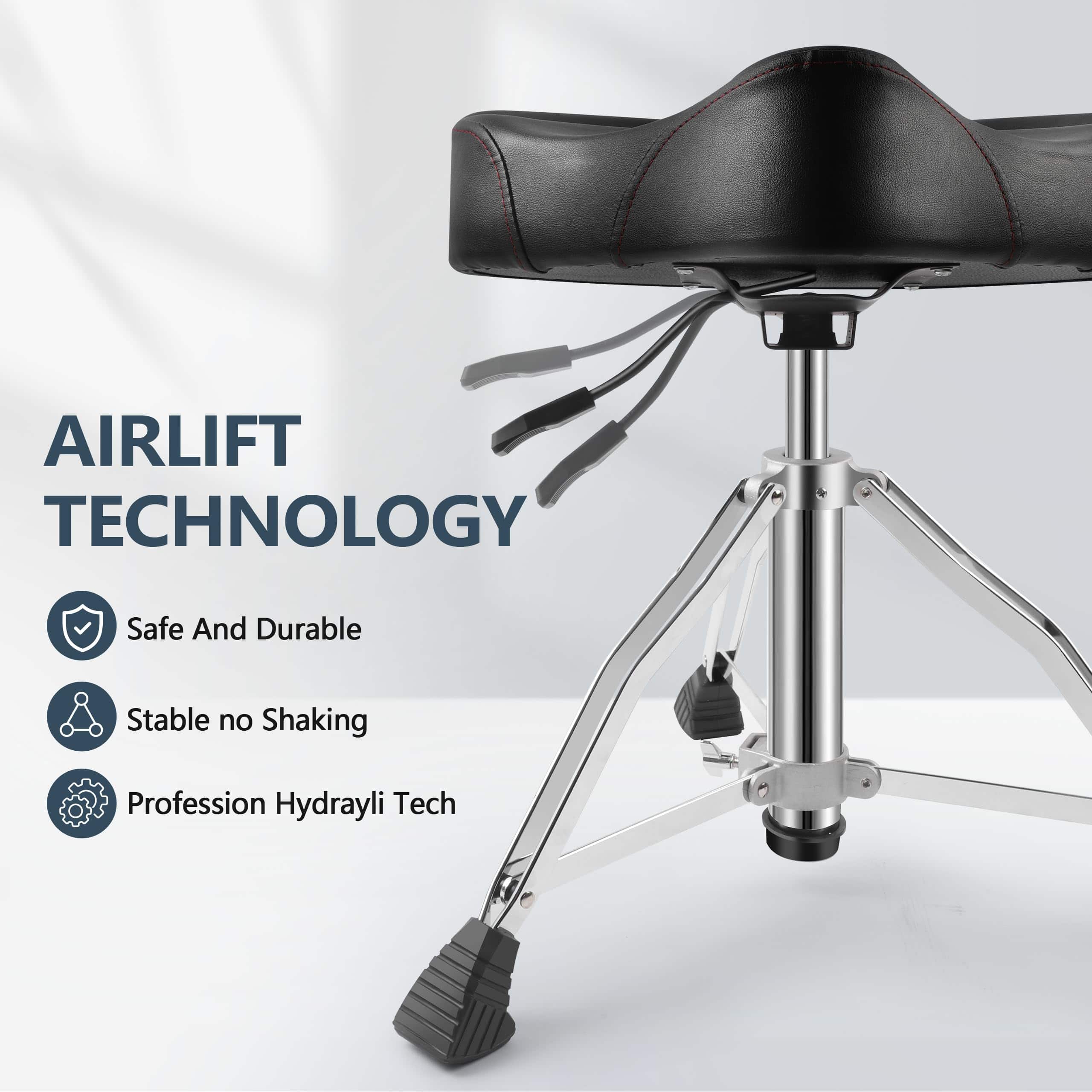 Banqueta de Batería Ramzi, Banqueta de Batería Resistente - Imagen 4