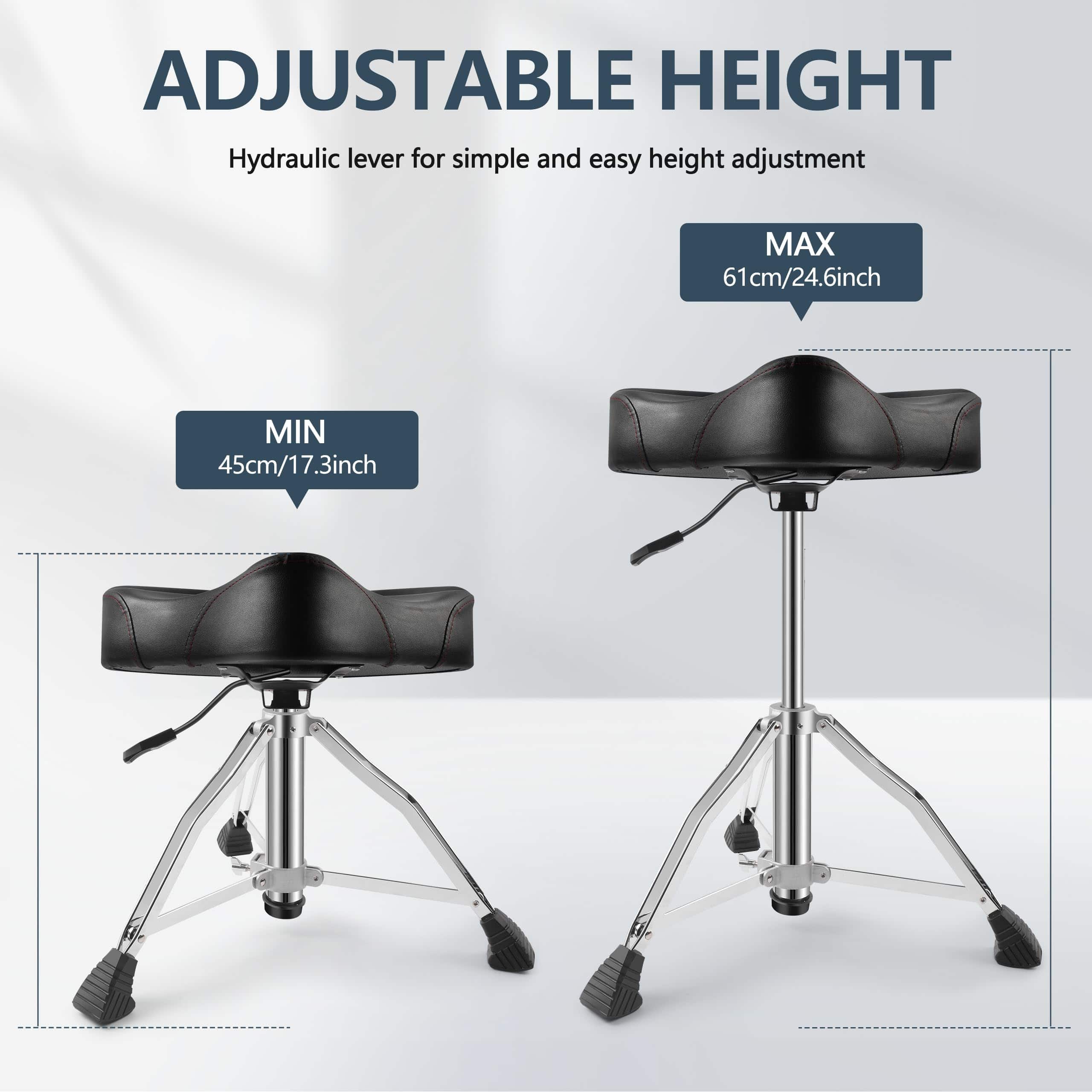 Banqueta de Batería Ramzi, Banqueta de Batería Resistente - Imagen 5