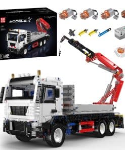 Mould King 17063 Modelo de Camión Grúa de Construcción con