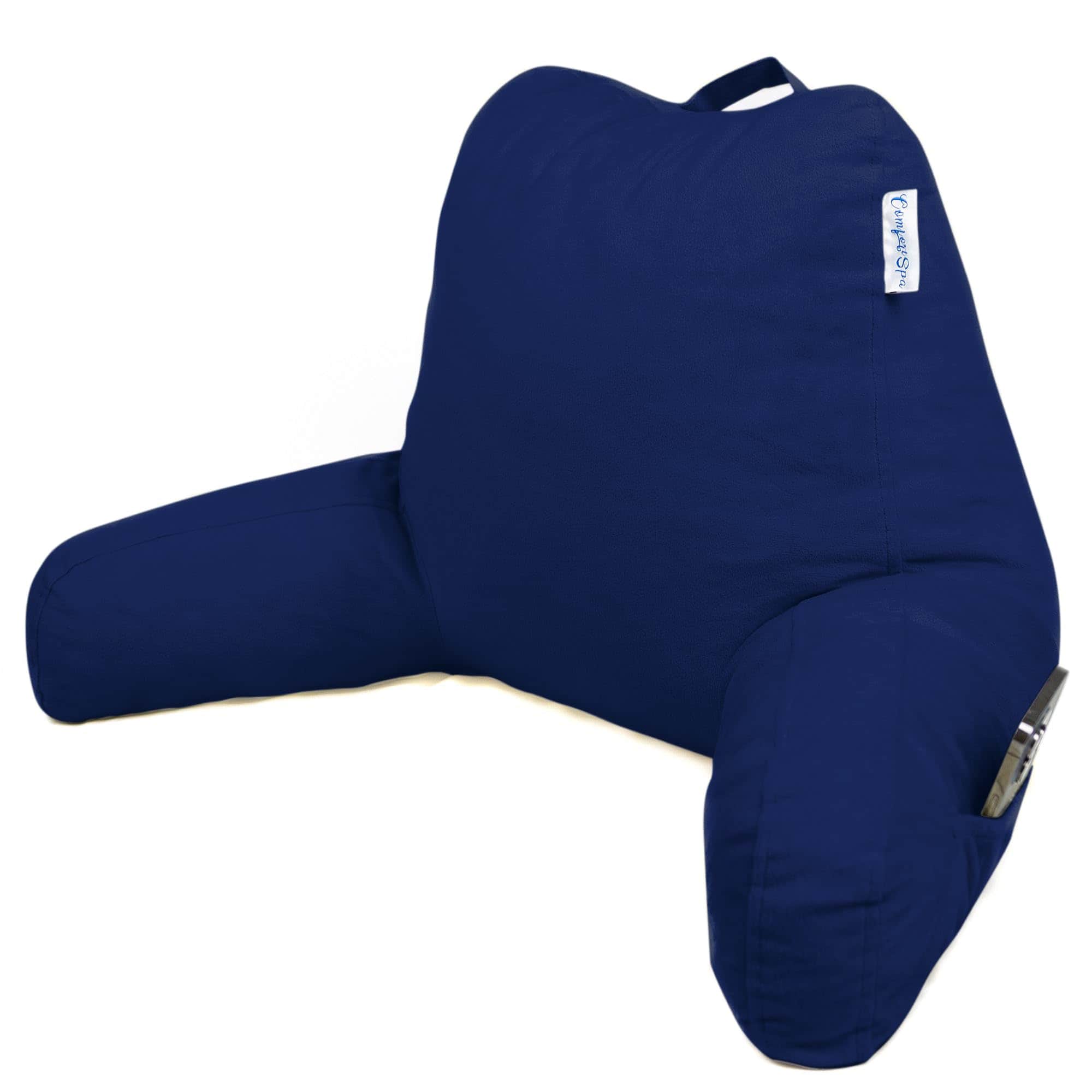 Cojín de Lectura ComfortSpa para Cama Tamaño -Azul Marino