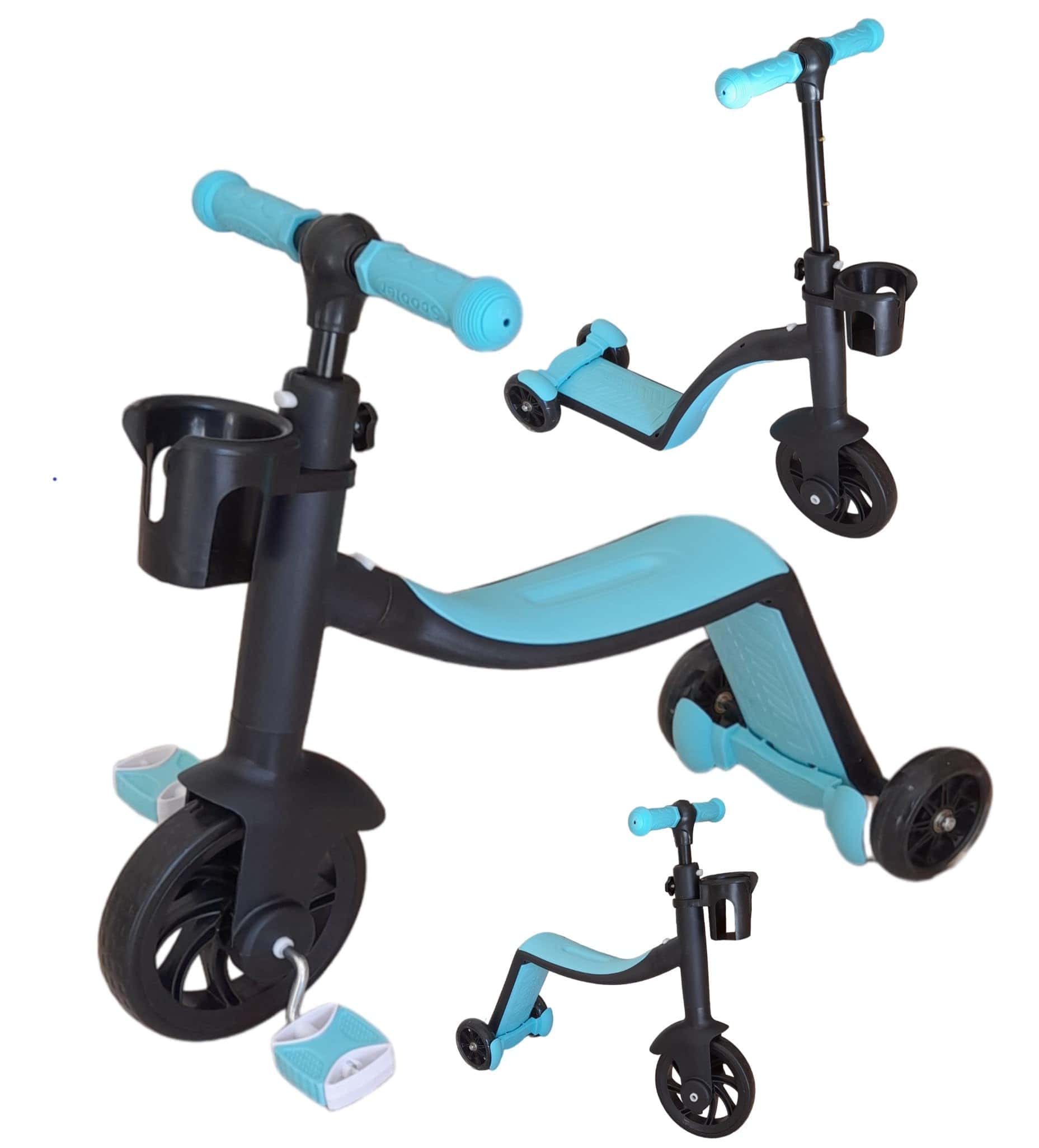 Triciclo EnzZone 3 en 1/Bicicleta de Equilibrio para Bebés