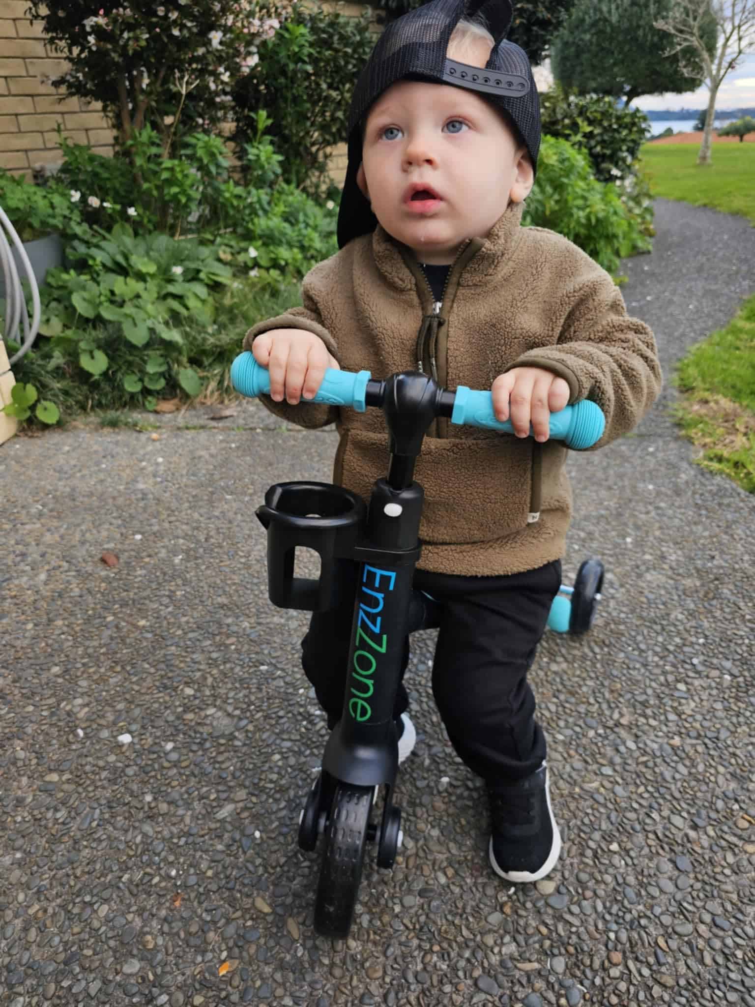 Triciclo EnzZone 3 en 1/Bicicleta de Equilibrio para Bebés - Imagen 4