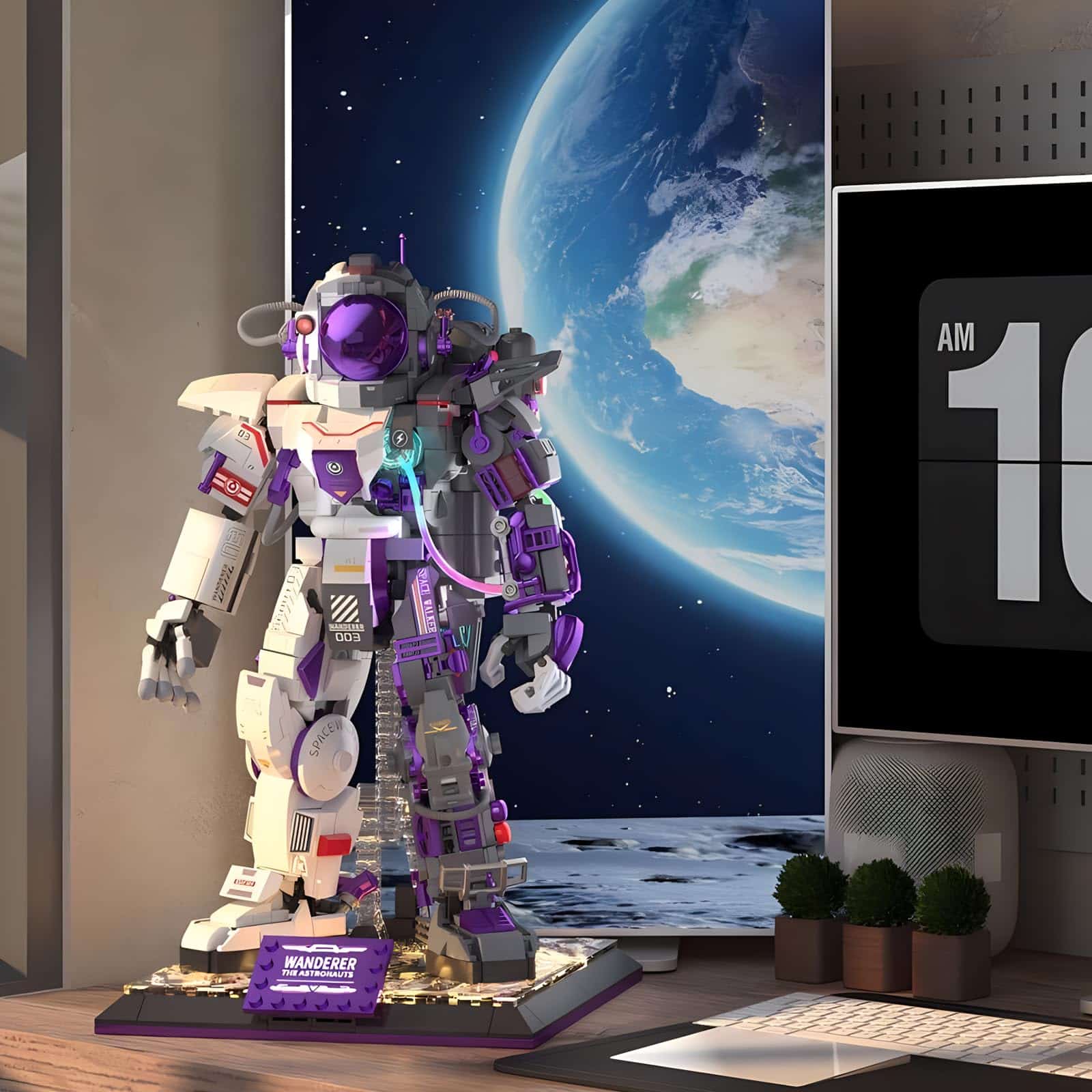 Set de bloques de construcción astronauta espacial CAXIMSY - Imagen 7