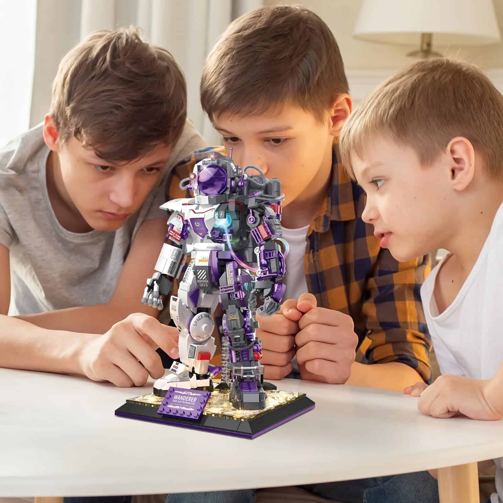 Set de bloques de construcción astronauta espacial CAXIMSY - Imagen 9