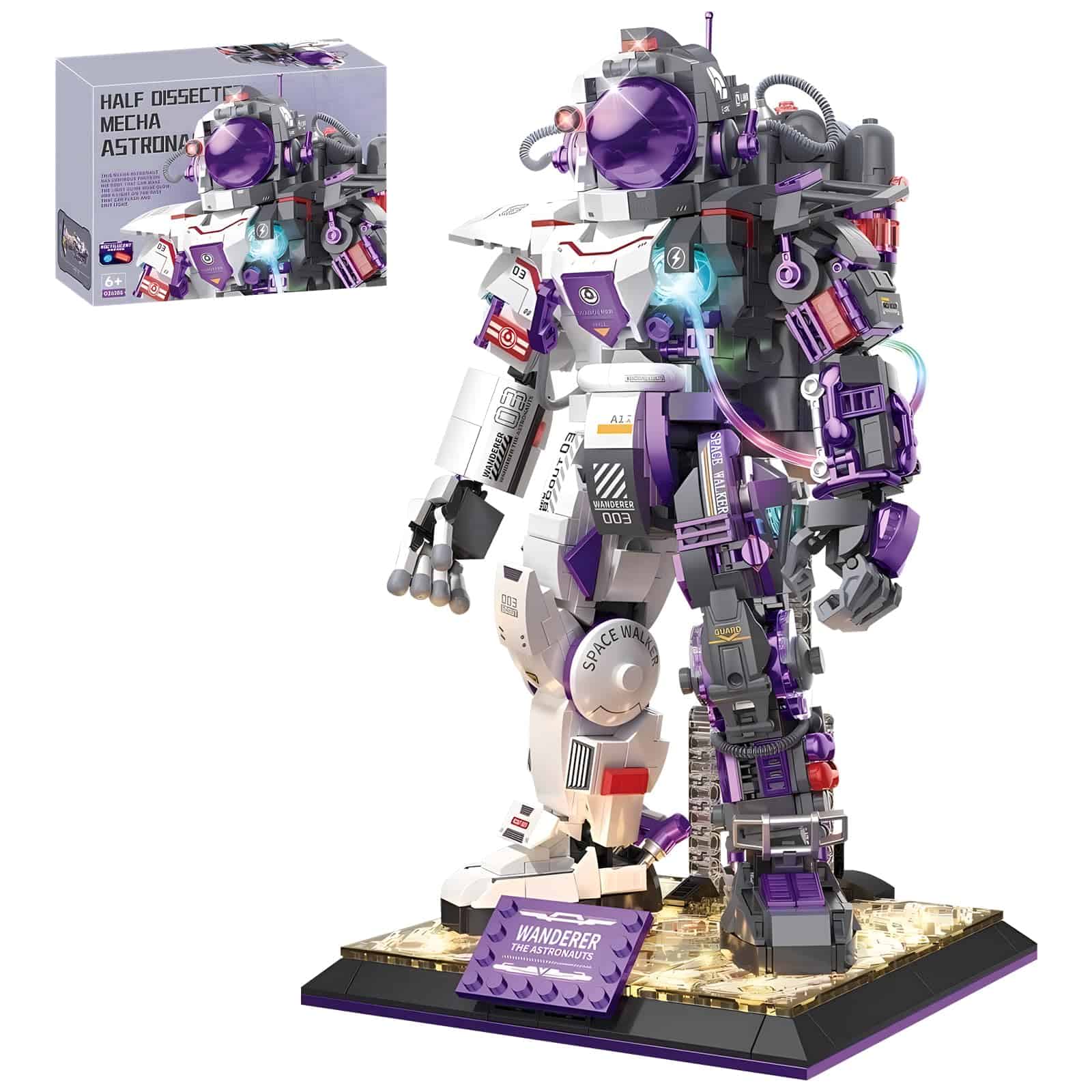 Set de bloques de construcción astronauta espacial CAXIMSY